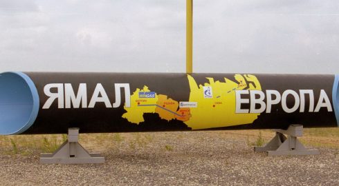 Реверс газа из Германии в Польшу по газопроводу «Ямал — Европа» остается на низком уровне