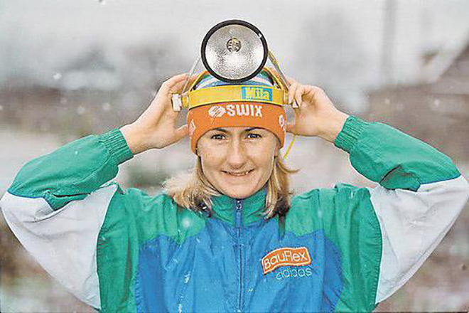 Лыжница Елена Вяльбе