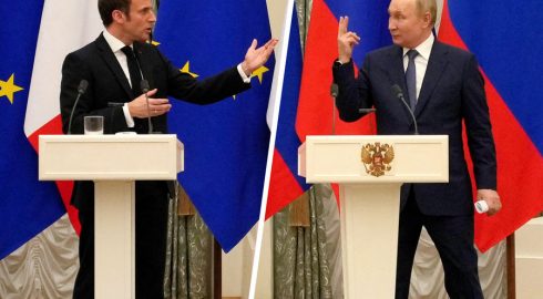 Итоги переговоров Владимира Путина и Эммануэля Макрона 20 февраля 2022 года