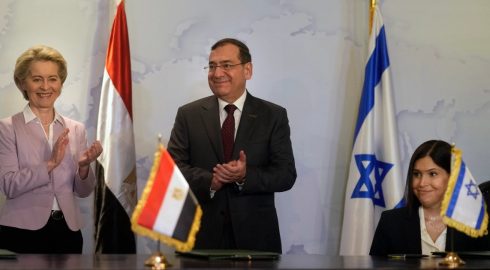 Евросоюз планирует получать газ из Израиля при содействии Египта