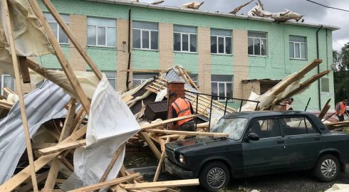 Мощный ураган прошелся по Курской области в сентябре 2022 года, есть жертвы