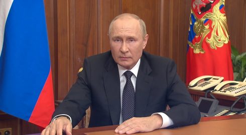 Президент РФ Владимир Путин выступит перед народом 30 сентября 2022 года