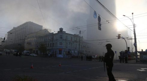 Киев в дыму: мэр города Виталий Кличко подтвердил «прилёт» в энергообъект