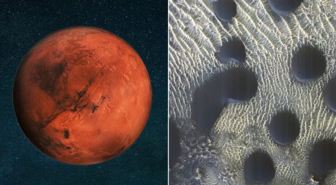 Загадочные чёрные пятна на Марсе: ученые не могут понять их происхождение