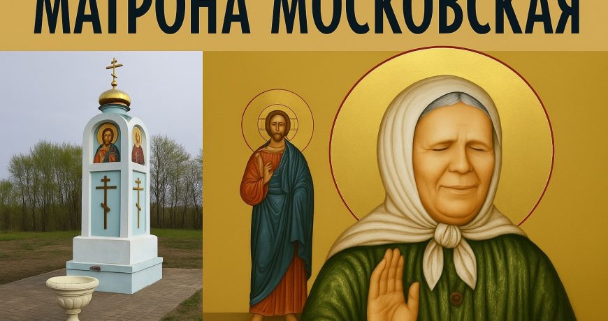 Святая Матрона в храме