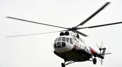 Вертолёт МИ-8 потерпел крушение в Клинцах Брянской области