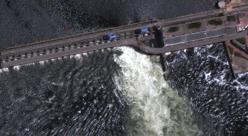 Карта затопления Херсонской области: последствия подрыва Каховской ГЭС на 8 июня 2023 года