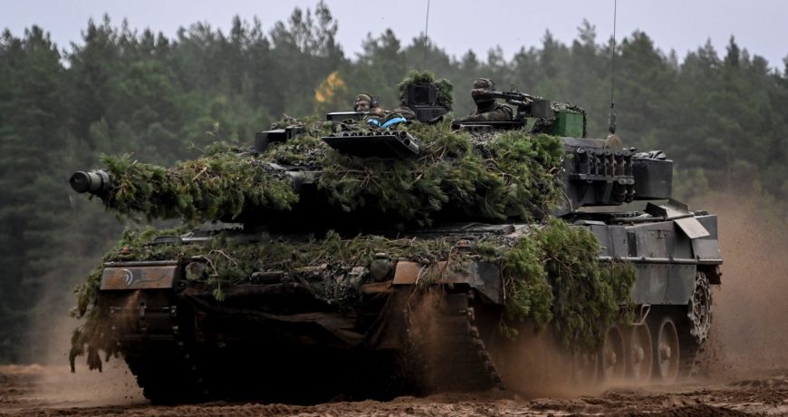 ВС РФ уничтожили половину танков Leopard 2, переданных ВСУ Финляндией
