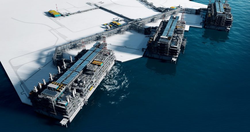 Строительство технологической линии завода «Арктик СПГ 2» на полуострове Гыдан — ключевой шаг к увеличению производства СПГ в регионе