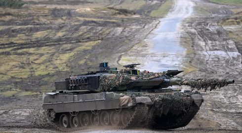 Украинские танки Leopard 1А5 без защиты. Странная тактика или недостаток средств?