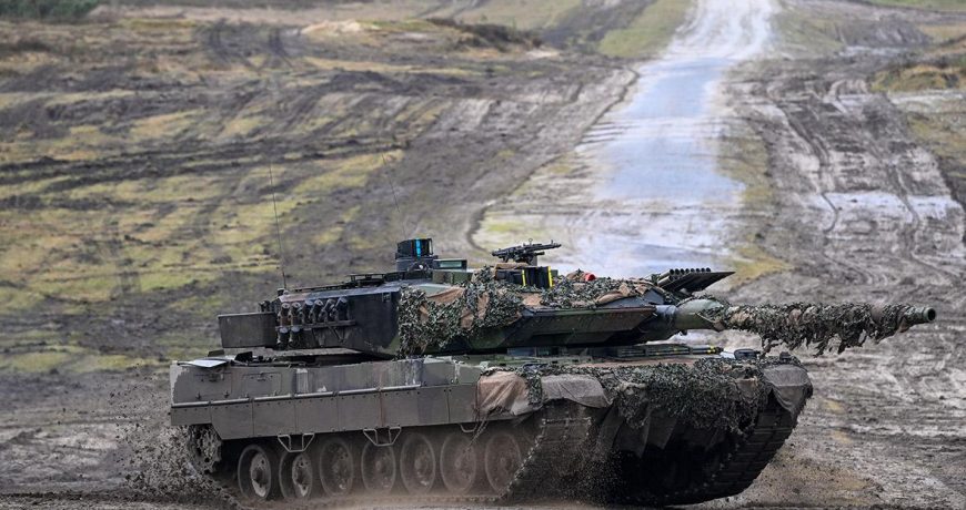 Разведчики ВС РФ уничтожили танк Leopard с немецким экипажем