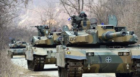 Танковый батальон Польши разместился в 28 километрах от границы Беларуси