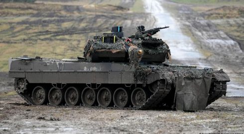 Украинские ВС потеряли немецкий танк Leopard 2 без единого выстрела