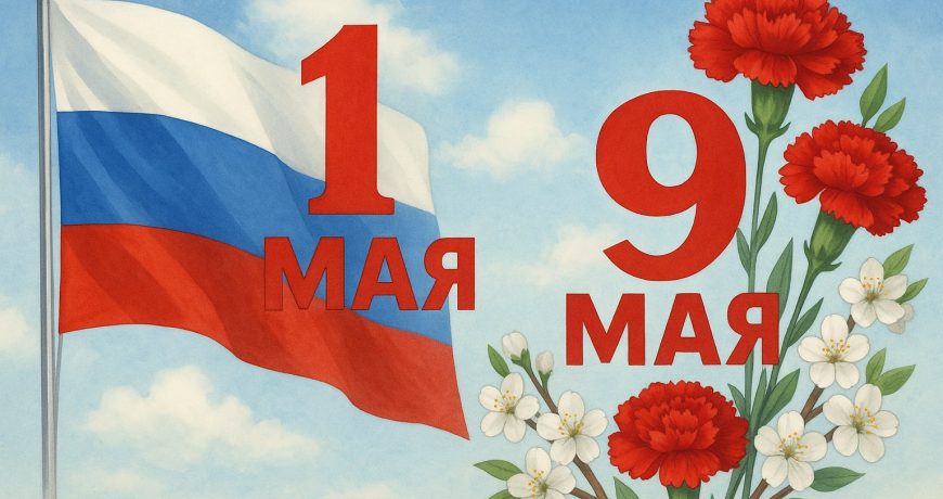 Поздравления с 1 мая, 9 Мая официальные