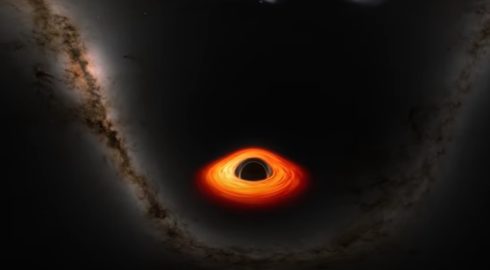 НАСА опубликовало видео, показывающее, как будет выглядеть падение в черную дыру