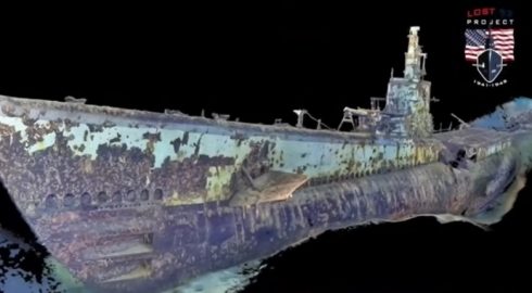 Исследователи нашли затонувшую подводную лодку времен Второй мировой войны