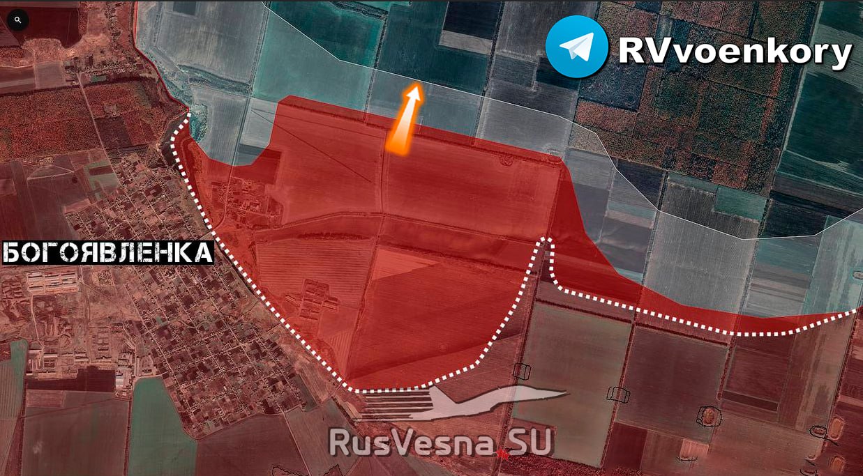 Карта. Армия России окружает Курахово, прорываясь по флангам 