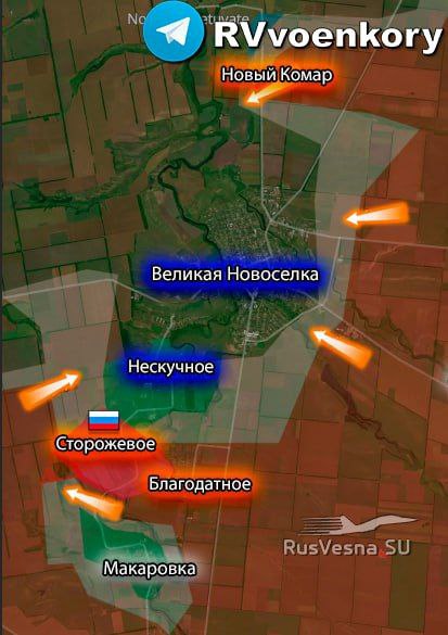 Карта. Армия России взяла в окружение ВСУ в Макаровке