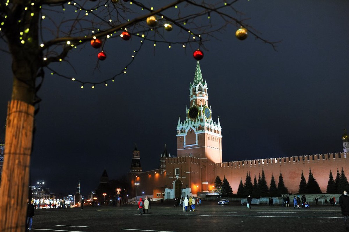 новогодний Кремль