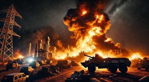 Взрывы разнесли ВСУшный тыл в клочья — танки и боевики сгорели в Сумах живьём