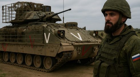 Морпехи под Курском взяли трофейный Bradley и рассказали о чуде на войне