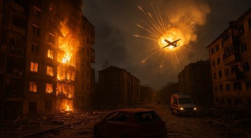 Беспрецедентный удар ВСУ по Курску, все цели — гражданские, десятки взрывов и прилётов, ВСУ мстят за смерть натовских шишек