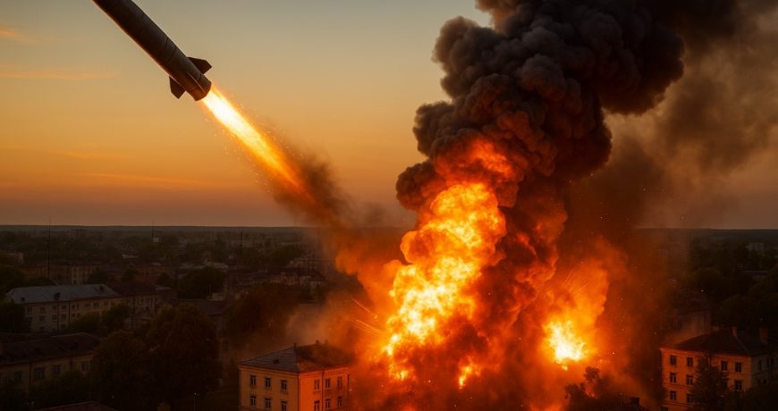 Баллистический удар по Чернигову