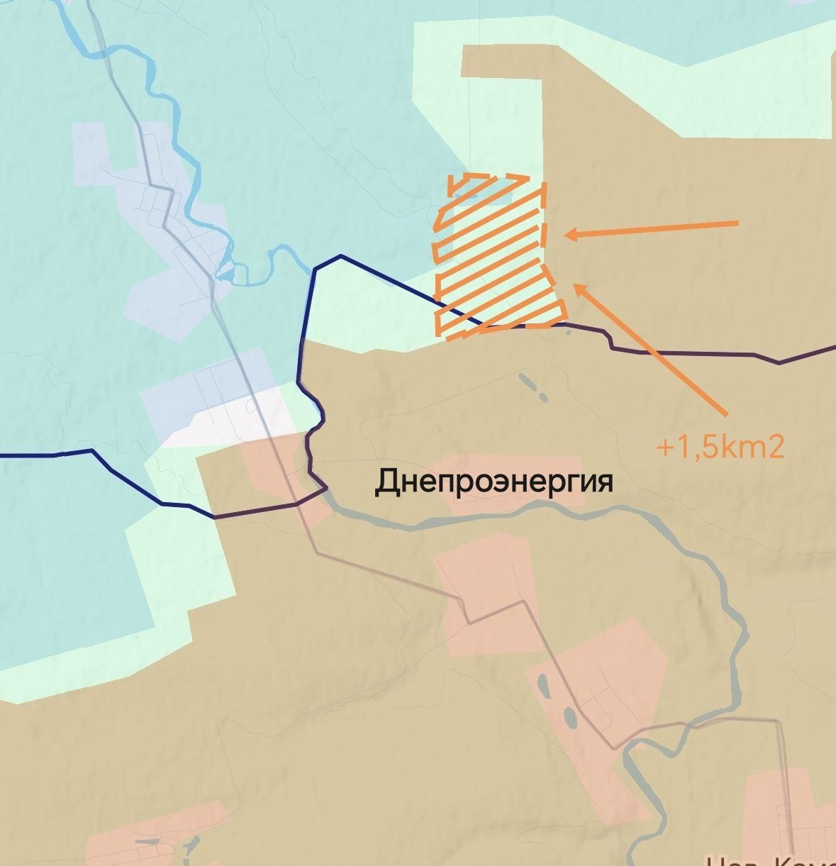 Карта Днэпроэнергия