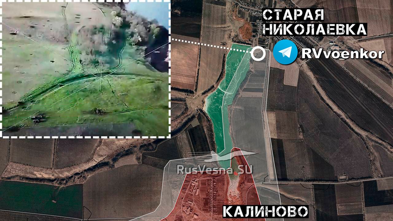 Карта Константиновское направление