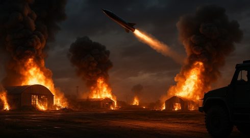 Запад Украины в огне после массированного удара РФ по складам НАТО