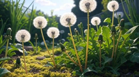 Уксус и кипяток для борьбы с одуванчиками на вашем участке