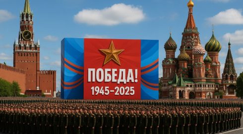 Трансляция парада Победы в честь 80-ой годовщины Великой Победы 9 мая 2025 года