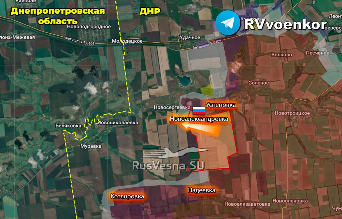 Карта Покровское направление