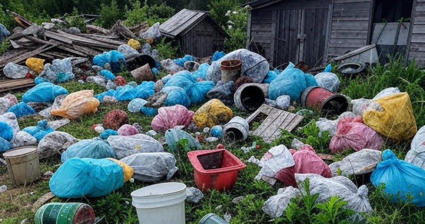 Штрафы за мусор на дачах