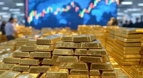 Золото обновило двухнедельный пик цен на фоне спроса на активы-убежища
