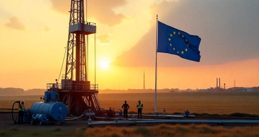 Добыча газа в Европе