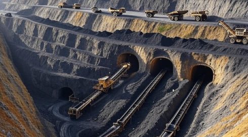 Россия нарастила добычу угля в январе-апреле 2025 года