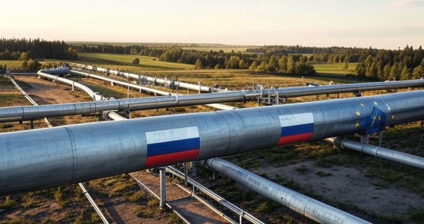 Поставки газа из России в Евросоюз