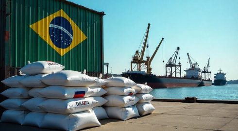 Россия установила рекорд по поставкам удобрений в Бразилию