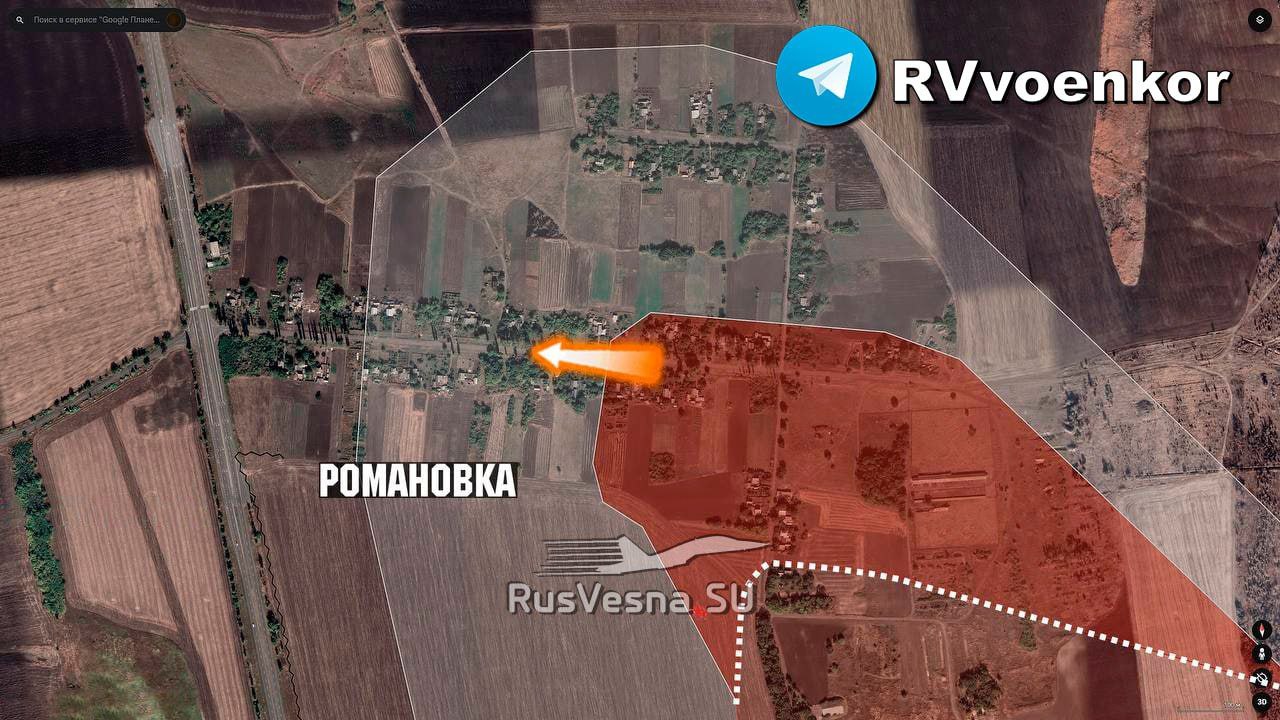 Карта Романовка