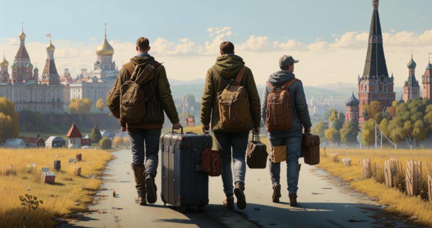 Русские бегут из