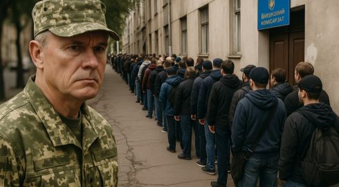 Ситуация на Украине: огромные очереди у военкоматов