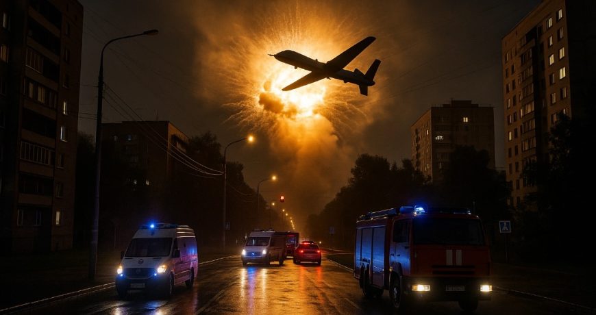 удар беспилотников