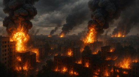 Харьков охвачен огнём после точечных ударов России по ключевым целям ВСУ