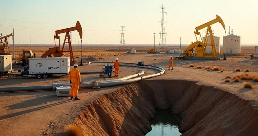 Добыча лития на нефтяных месторождениях