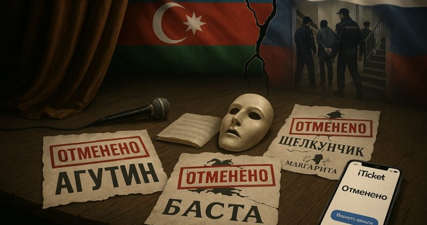 Российские концерты отменили в Азербайджане