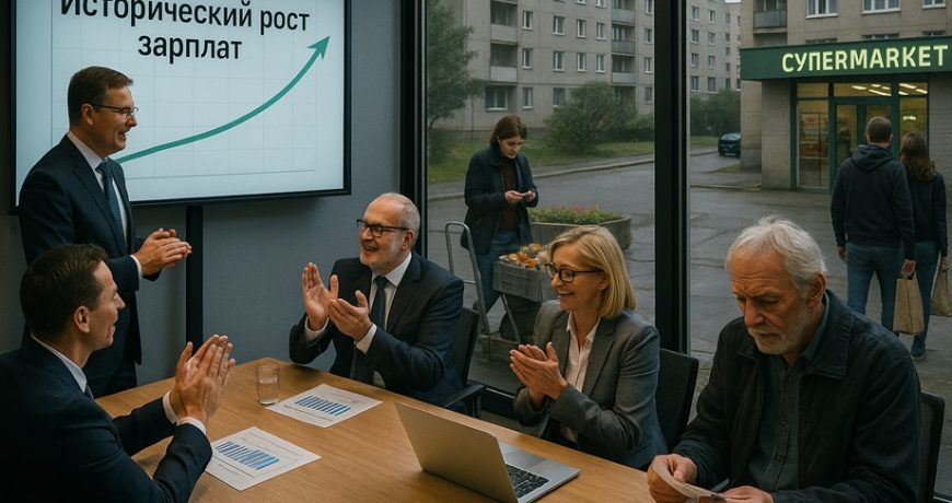 Рост зарплат не заметили