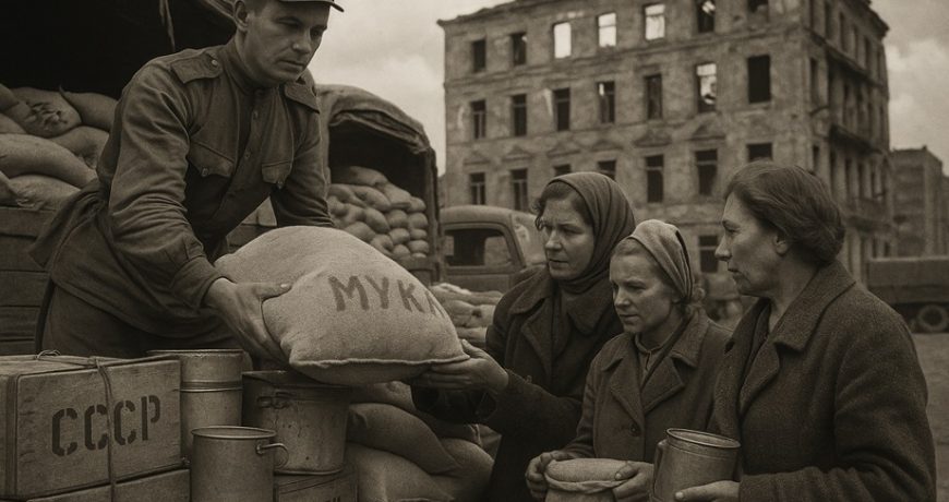 СССР кормил Европу после войны