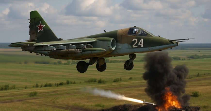 лётчики Су-25 помогают выдавливать ВСУ с позиций на Донбассе