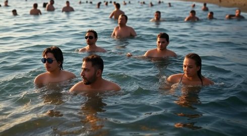 Анапа принимает туристов, которые купаются вопреки запрету